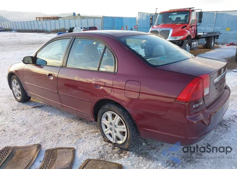 2003 Honda Civic Ex from USA, damaged, VIN 1HGES26703L025520